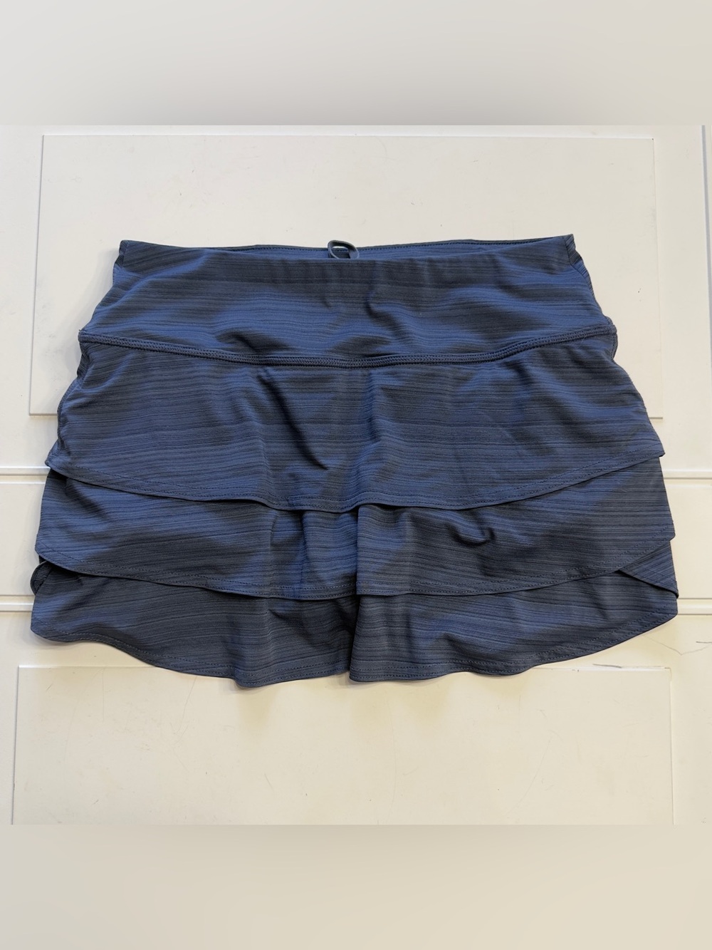Athleta Women’s Sz XS Blue Tiered Skort Skirt Tennis Golf Pickleball Activewear